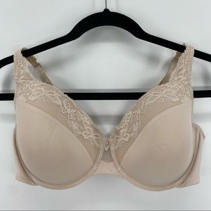Olga Padded Underwire Bra 38C T Shirt Bra with Lace